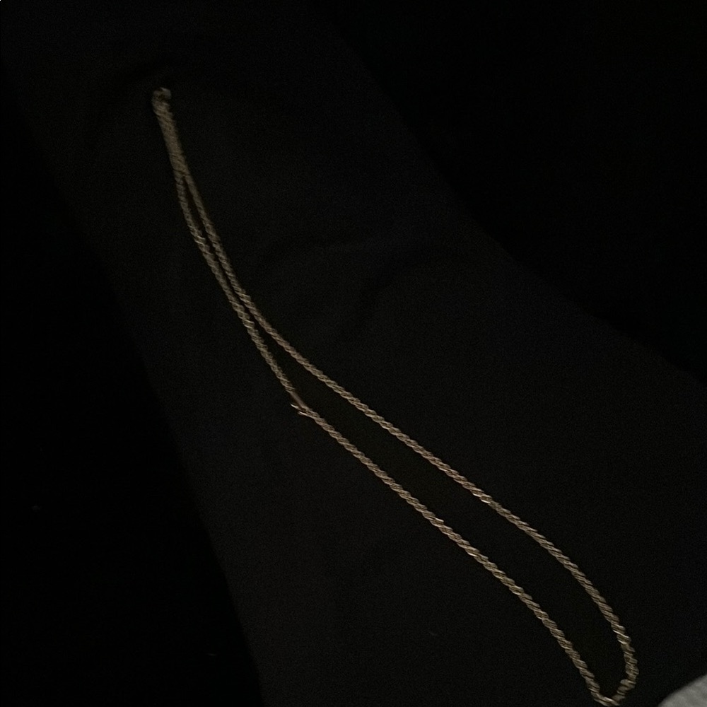 Gold Rope Chain Necklace
